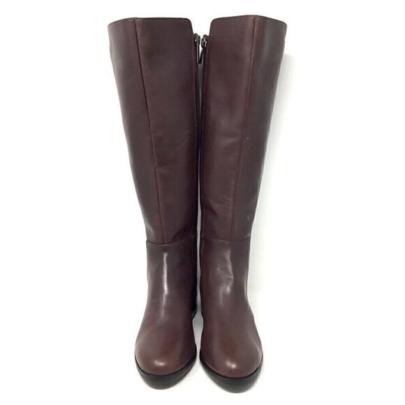 H By Halston Michelle Riding Boots Purple 5.5 - Picture 2 of 10